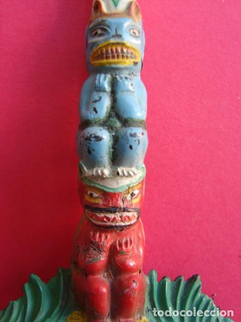 Figuras de goma y PVC: TOTEM INDIO HERMANOS PECH - Foto 3