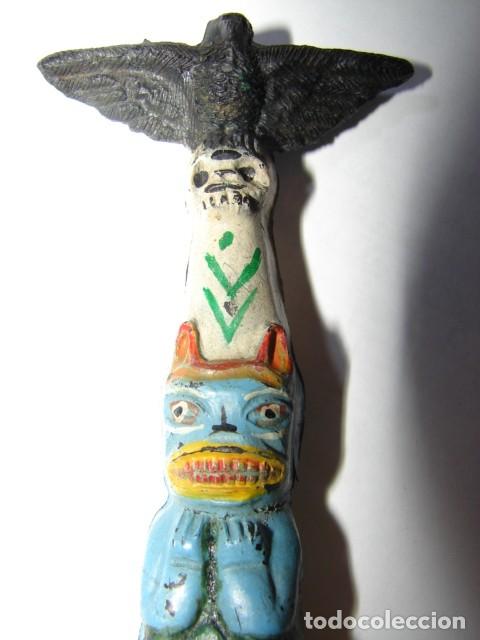 Figuras de goma y PVC: TOTEM INDIO HERMANOS PECH - Foto 4