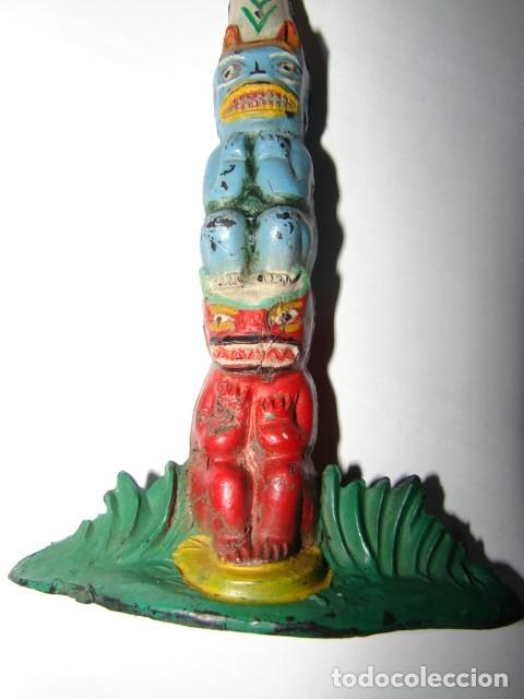Figuras de goma y PVC: TOTEM INDIO HERMANOS PECH - Foto 5