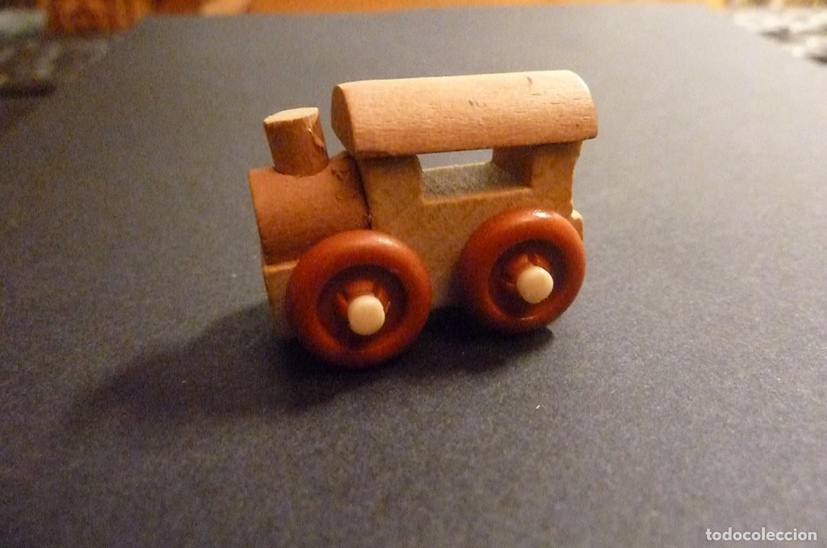Figuras de goma Kinder: Kinder Sorpresa. Tren madera - Foto 3