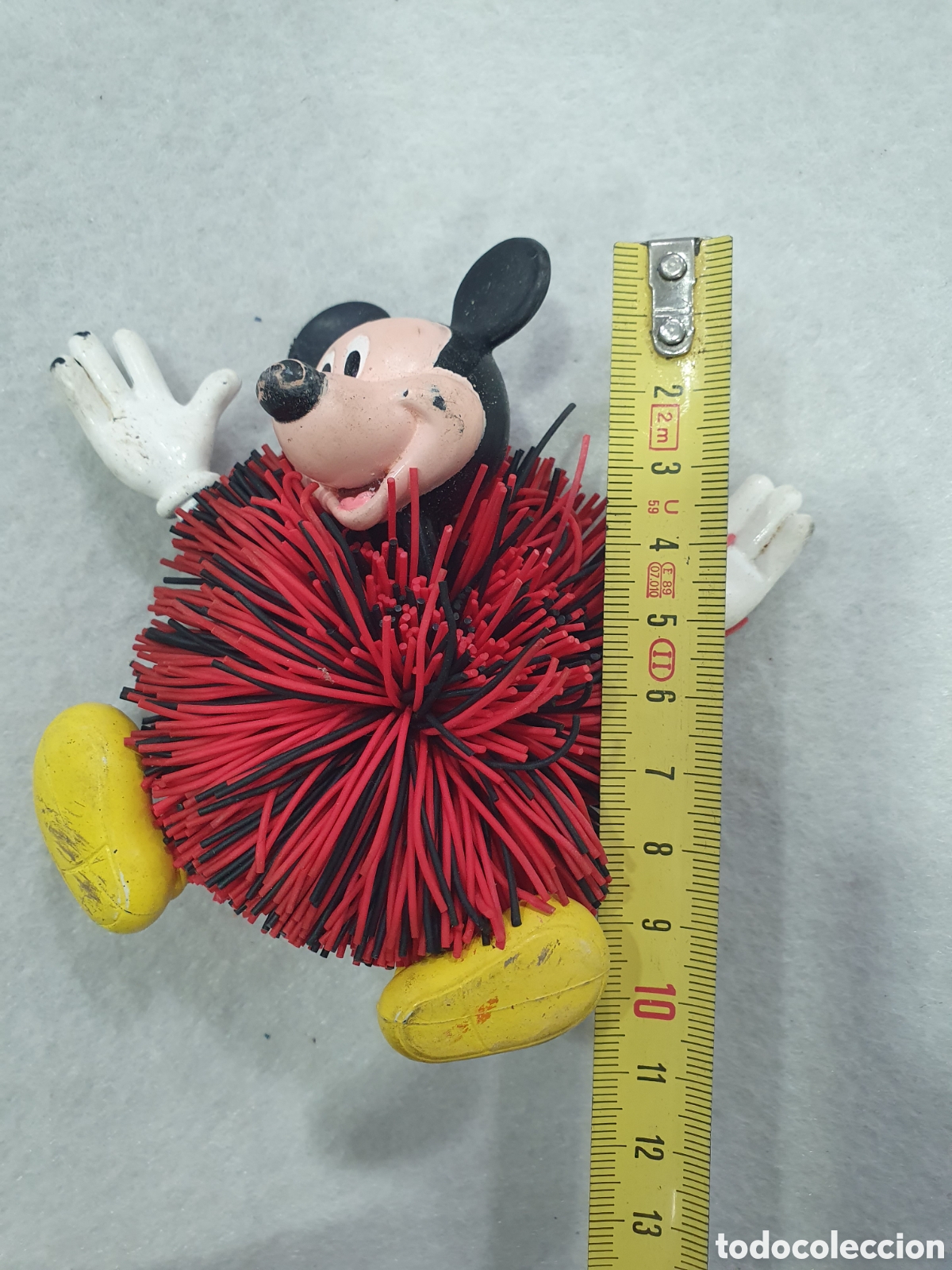 Figuras de goma y PVC: Mu&ntilde;eco Mickey de goma. (L61) - Foto 2