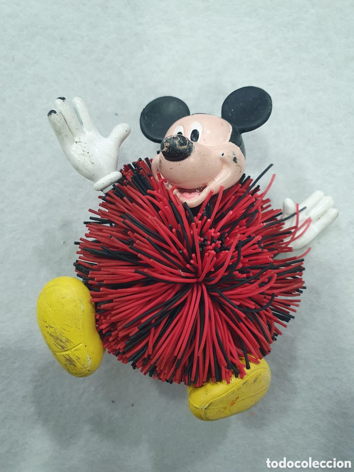 Figuras de goma y PVC: Mu&ntilde;eco Mickey de goma. (L61) - Foto 1