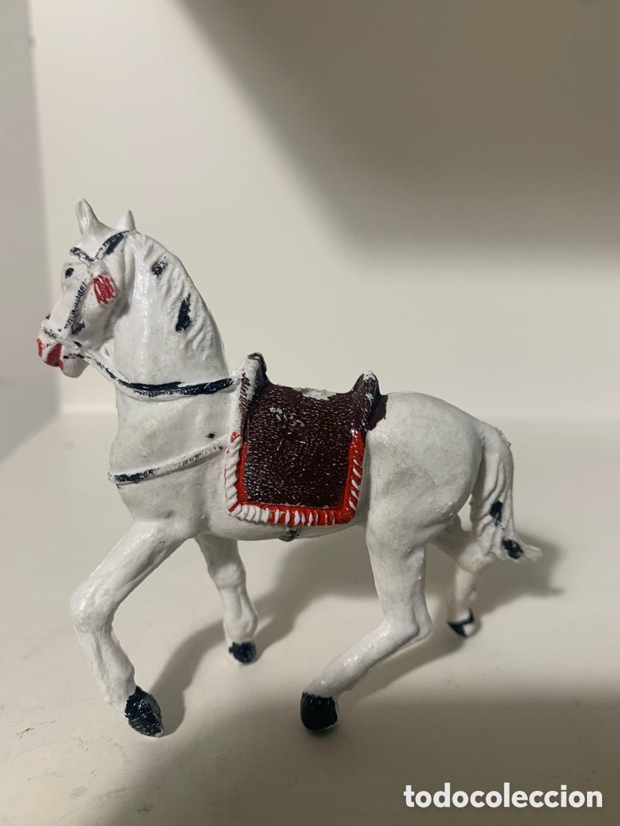 Figuras de goma y PVC: CABALLO DE LA SERIE TARDE DE TOROS DE REAMSA. - Foto 2