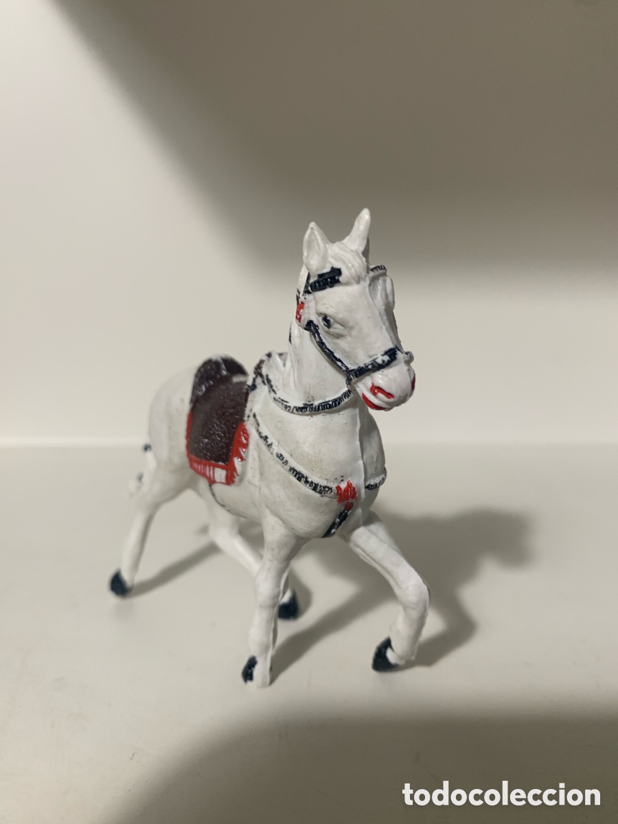 Figuras de goma y PVC: CABALLO DE LA SERIE TARDE DE TOROS DE REAMSA. - Foto 3