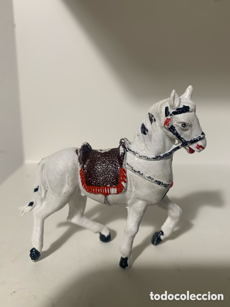 Figuras de goma y PVC: CABALLO DE LA SERIE TARDE DE TOROS DE REAMSA. - Foto 1