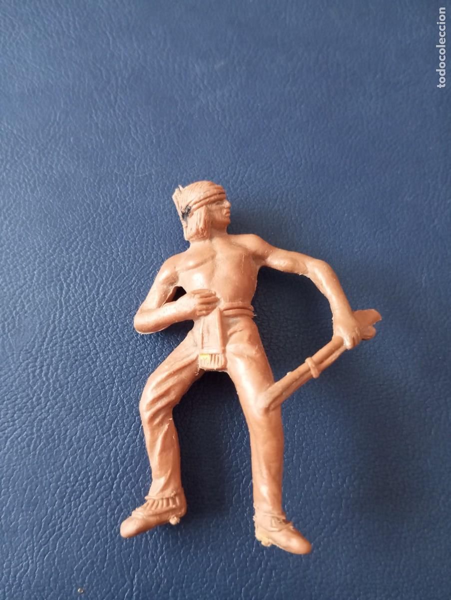 Figuras de goma y PVC: JINETE INDIO, FIGURA EN PLASTICO, COMANSI