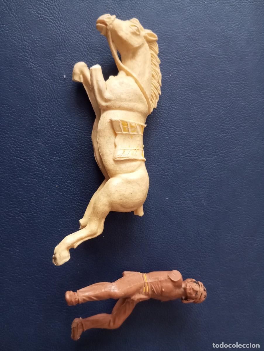 Figuras de goma y PVC: CABALLO INDIO, FIGURA EN PLASTICO, COMANSI - Foto 1