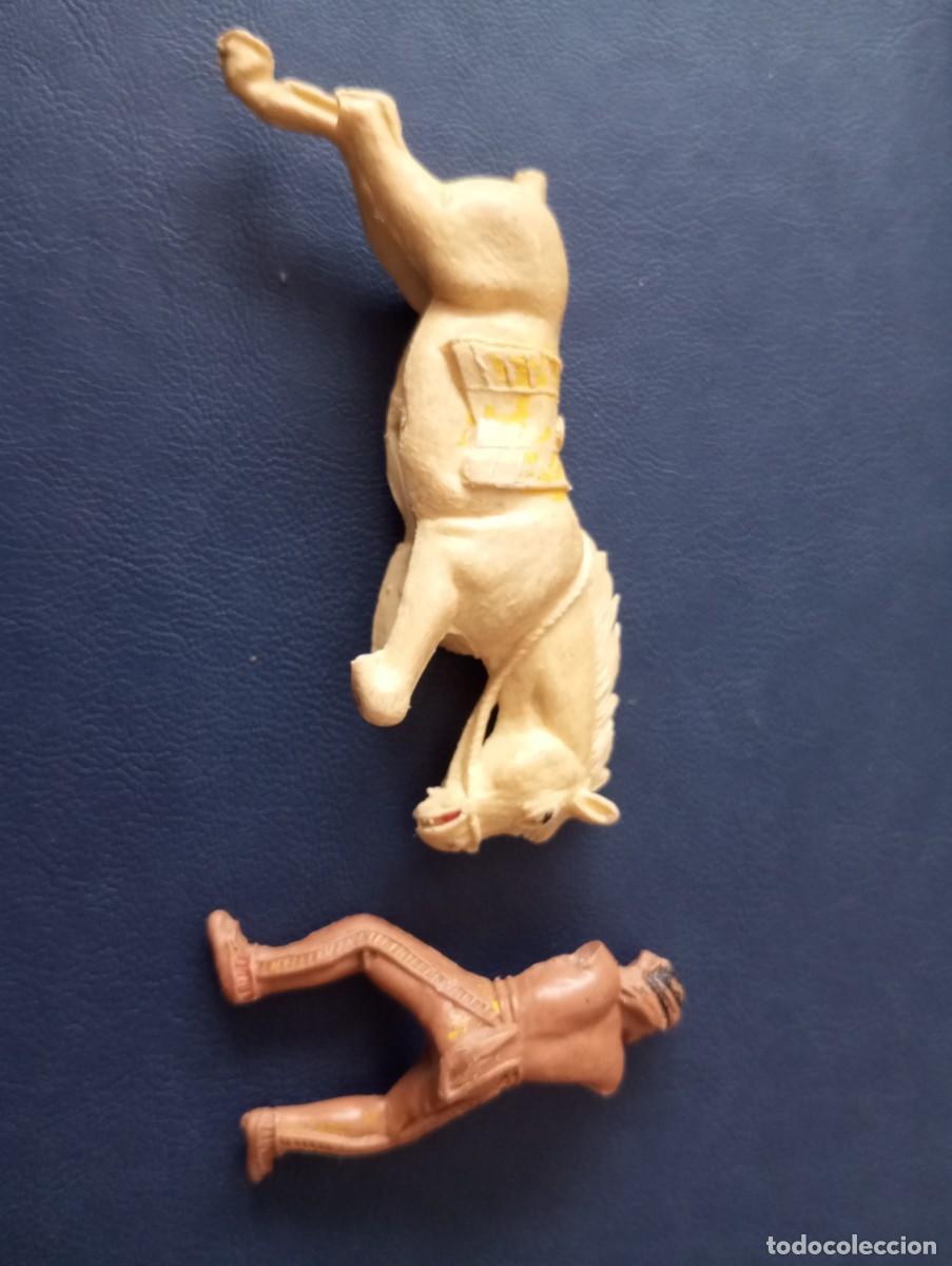 Figuras de goma y PVC: CABALLO INDIO, FIGURA EN PLASTICO, COMANSI - Foto 2