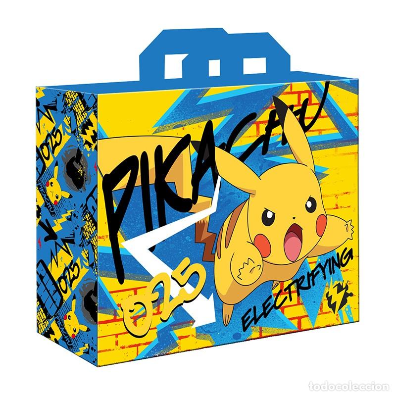 Figuras de goma y PVC: Bolsa Rafia Pikachu - Pokemon - Foto 1