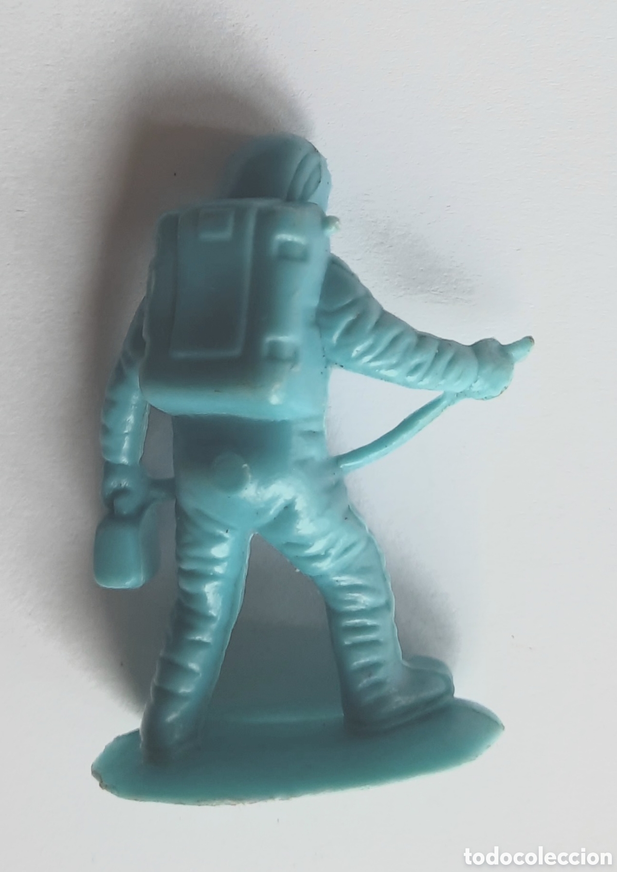 Figuras de goma y PVC: Austronauta a&ntilde;os 80. Pl&aacute;stico duro. - Foto 2