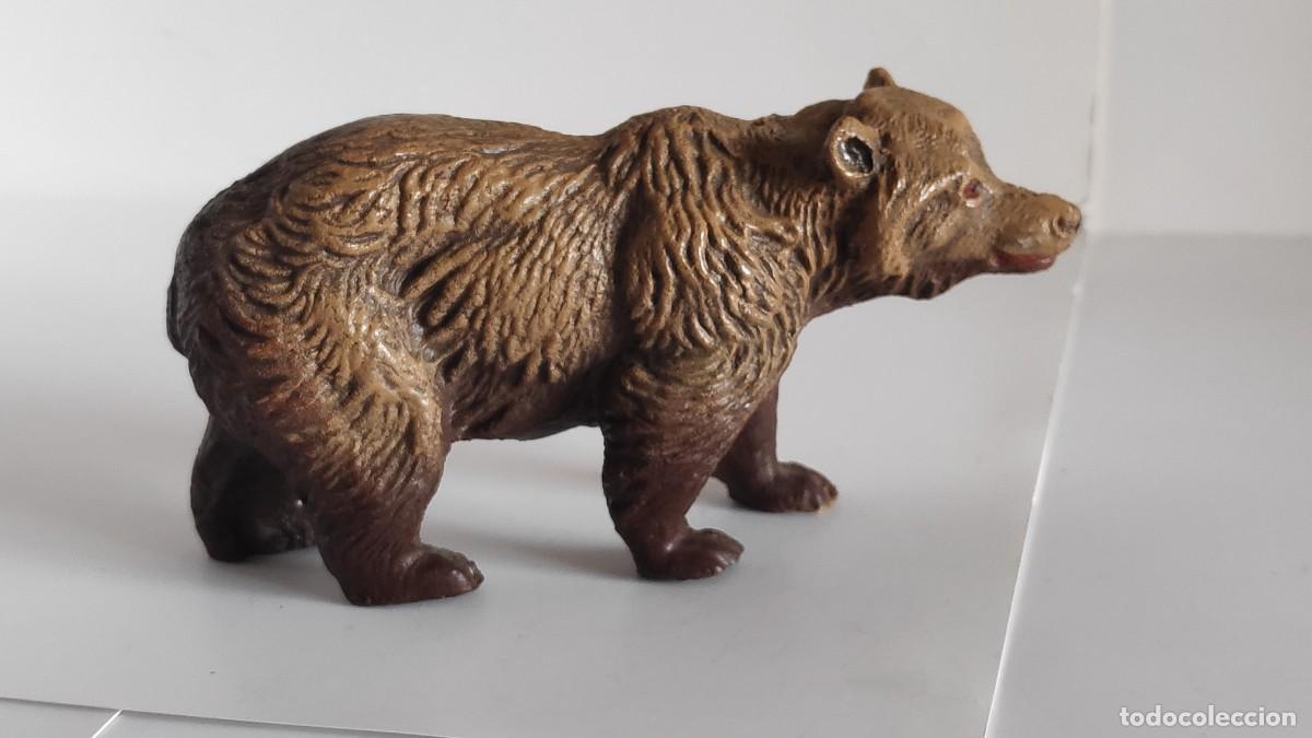 Figuras de goma y PVC: Oso caminando Elastolin 1950 - Foto 3