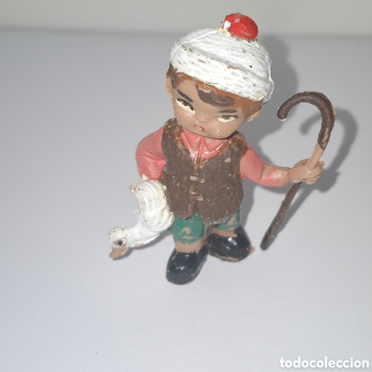 Figurines en Caoutchouc et PVC: NI&Ntilde;O CABEZON FIGURA DE PLASTICO A&Ntilde;OS 60 BELEN NACIMIENTO NI&Ntilde;OS CABEZONES