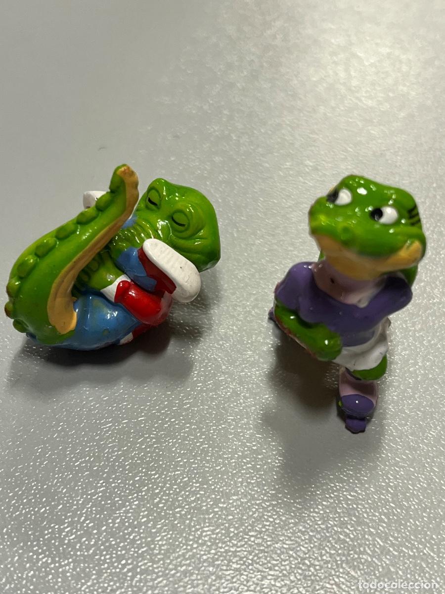 Figuras de goma Kinder: Kinder cocodrilo 2 modelos - Foto 1