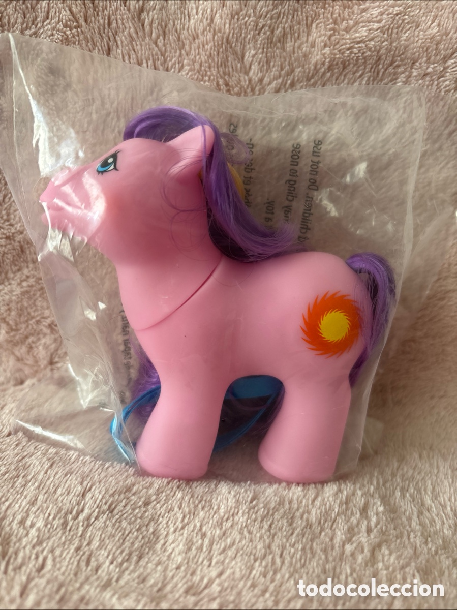 Figuras de Goma y PVC: My little peque&ntilde;o pony HQG1C beb&eacute; macho lila Fireball