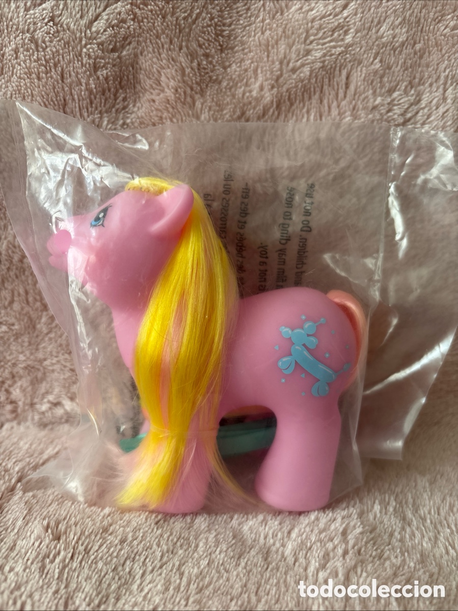 Figuras de Goma y PVC: My little peque&ntilde;o pony HQG1C beb&eacute; macho globos ROSA