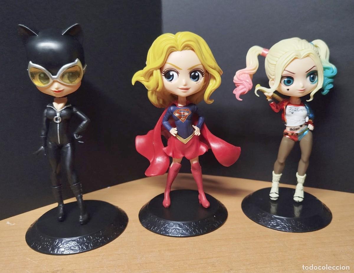 Rubber and PVC Figures: Lote de 3 figuras de superheroinas de 15cm (tambien se venden sueltas)