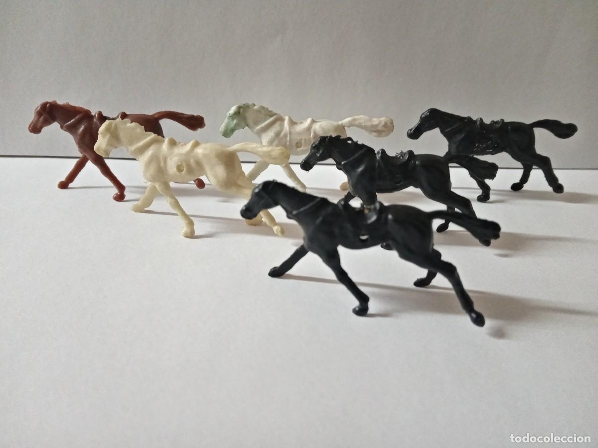 Figuras de goma y PVC: LOTE&rdquo;A&rdquo;DE 6 CABALLOS PIPEROS,KIOSCA,ECTRA - Foto 5