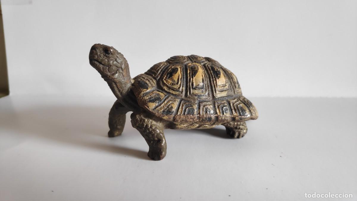 Figuras de goma y PVC: Tortuga terrestre Lineol 1930 - Foto 1