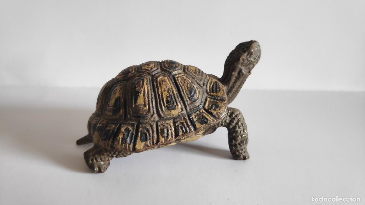 Figuras de goma y PVC: Tortuga terrestre Lineol 1930 - Foto 2