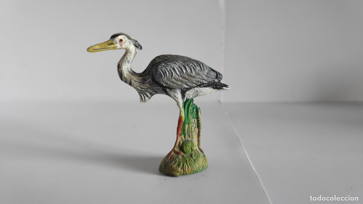 Figuras de goma y PVC: Garza Elastolin 1950 - Foto 2