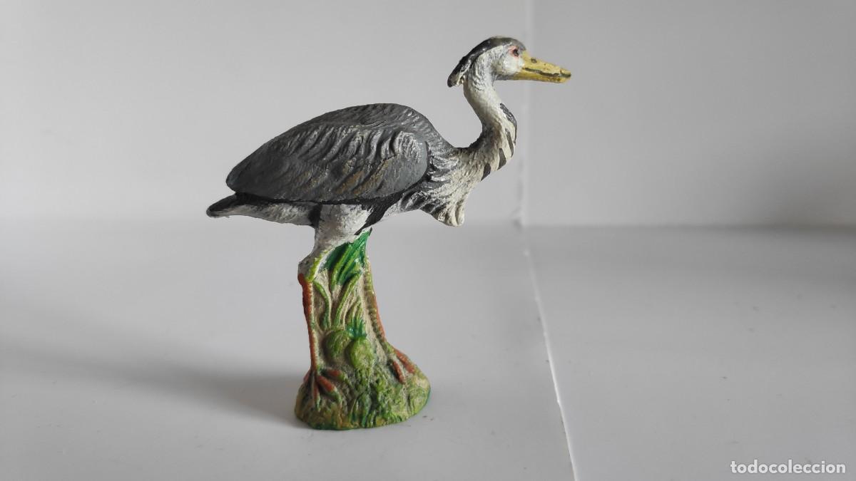 Figuras de goma y PVC: Garza Elastolin 1950 - Foto 1