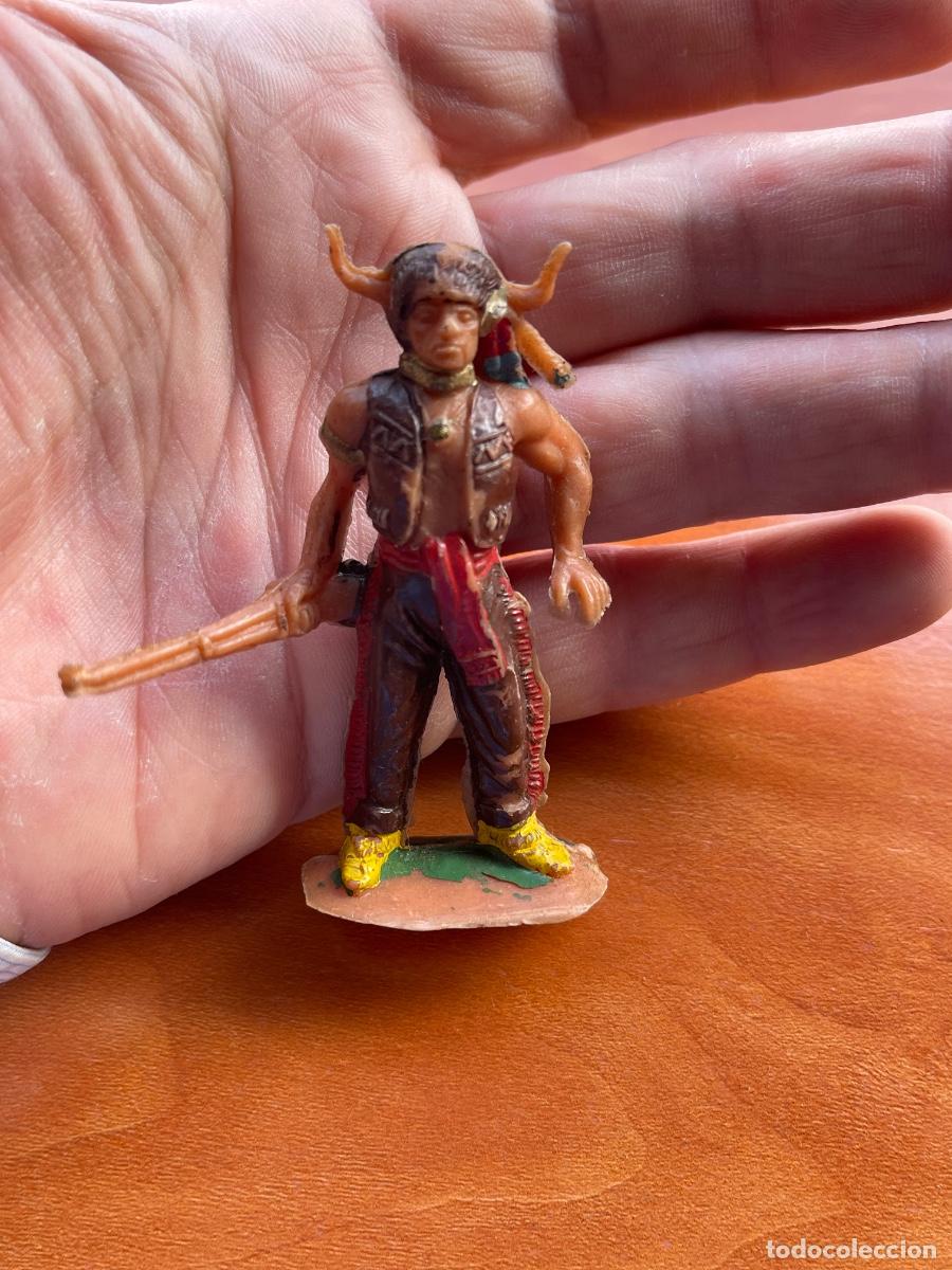 Figuras de goma y PVC: Indio jecsan 60 mm pl&aacute;stico - Foto 3