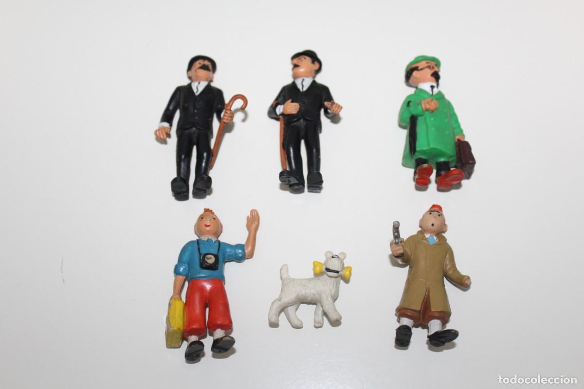 Figuras de goma y PVC: LOTE DE FIGURAS DE TINTIN - COMIC SPAIN - Foto 1