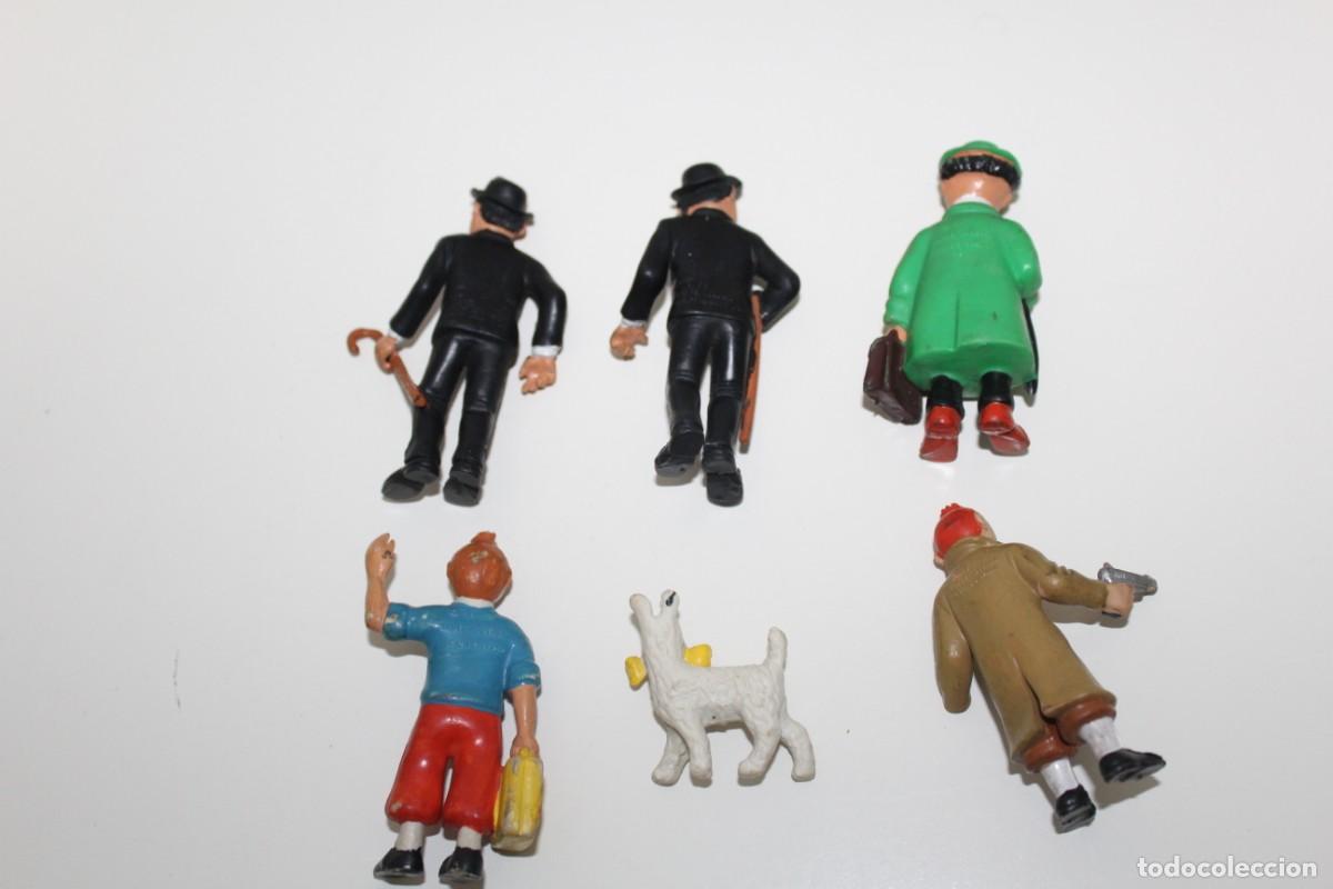 Figuras de goma y PVC: LOTE DE FIGURAS DE TINTIN - COMIC SPAIN - Foto 2