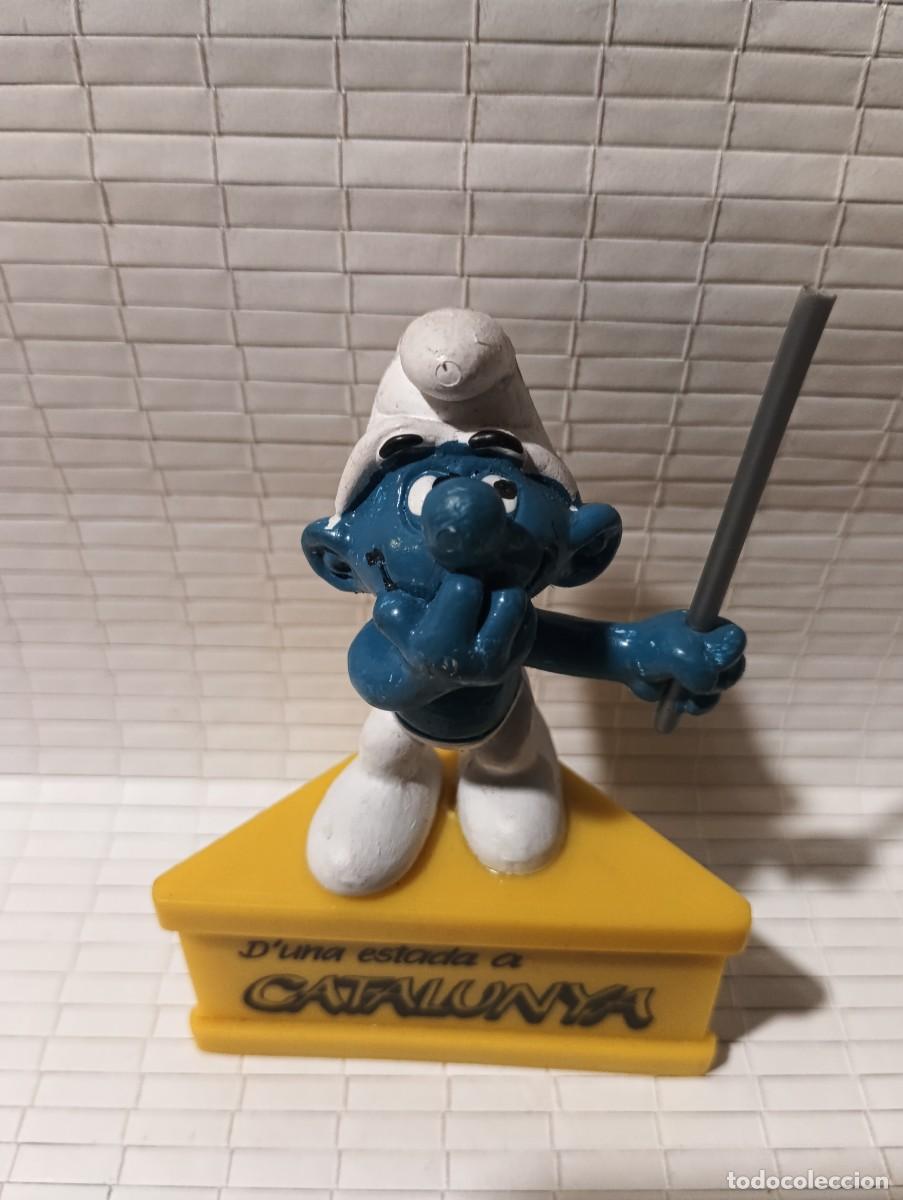 Figuras de goma y PVC: PITUFO-CATALUNYA-Duna estada... - Foto 1