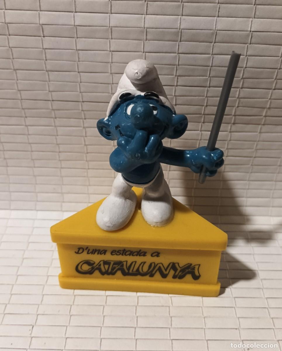 Figuras de goma y PVC: PITUFO-CATALUNYA-Duna estada... - Foto 2