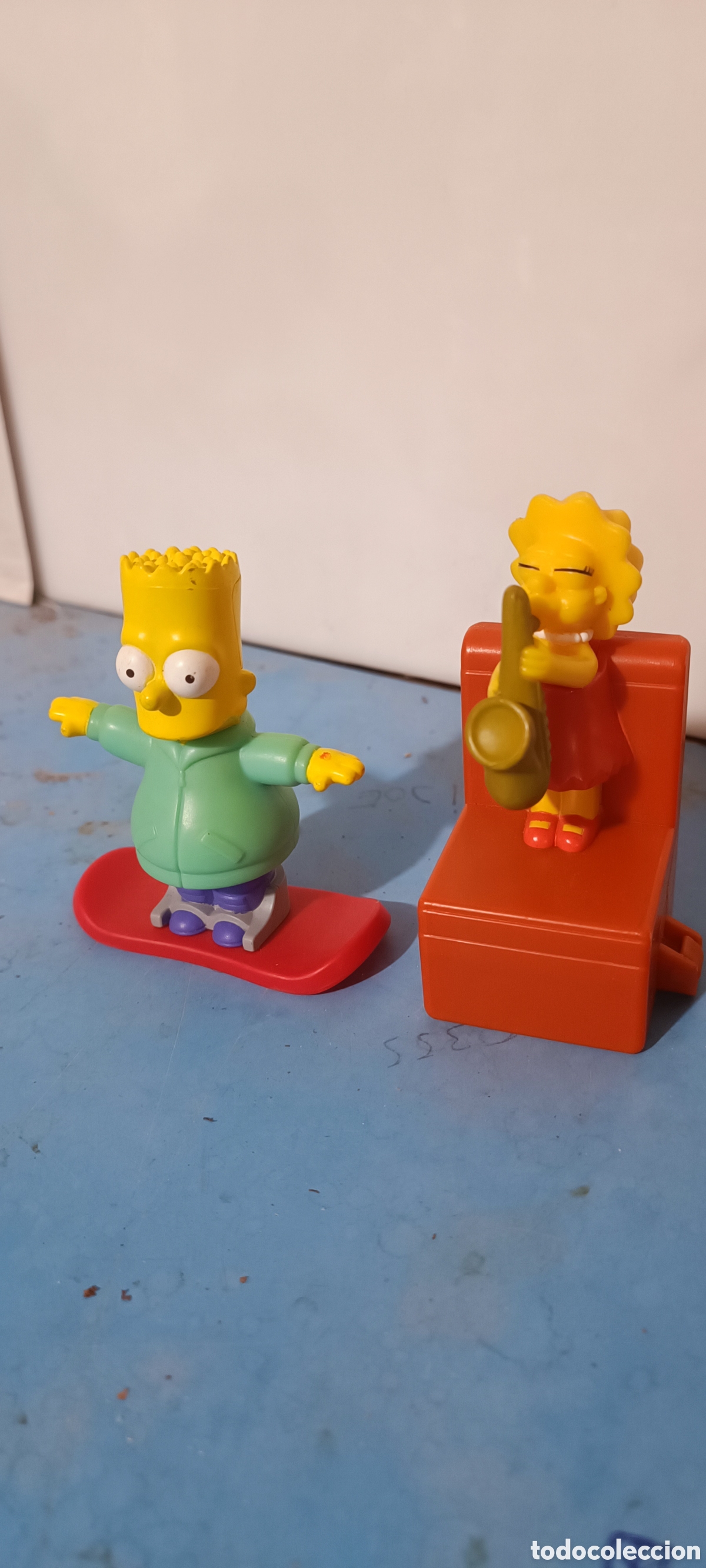 Figuras de goma y PVC: Figuras Los Simpson, burger King - Foto 4