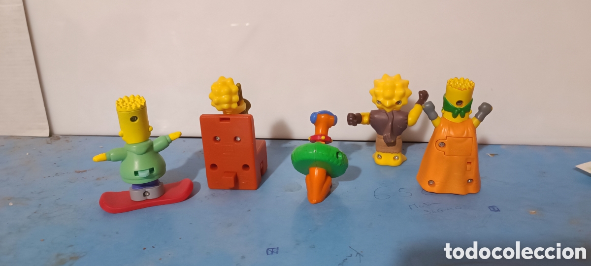 Figuras de goma y PVC: Figuras Los Simpson, burger King - Foto 6