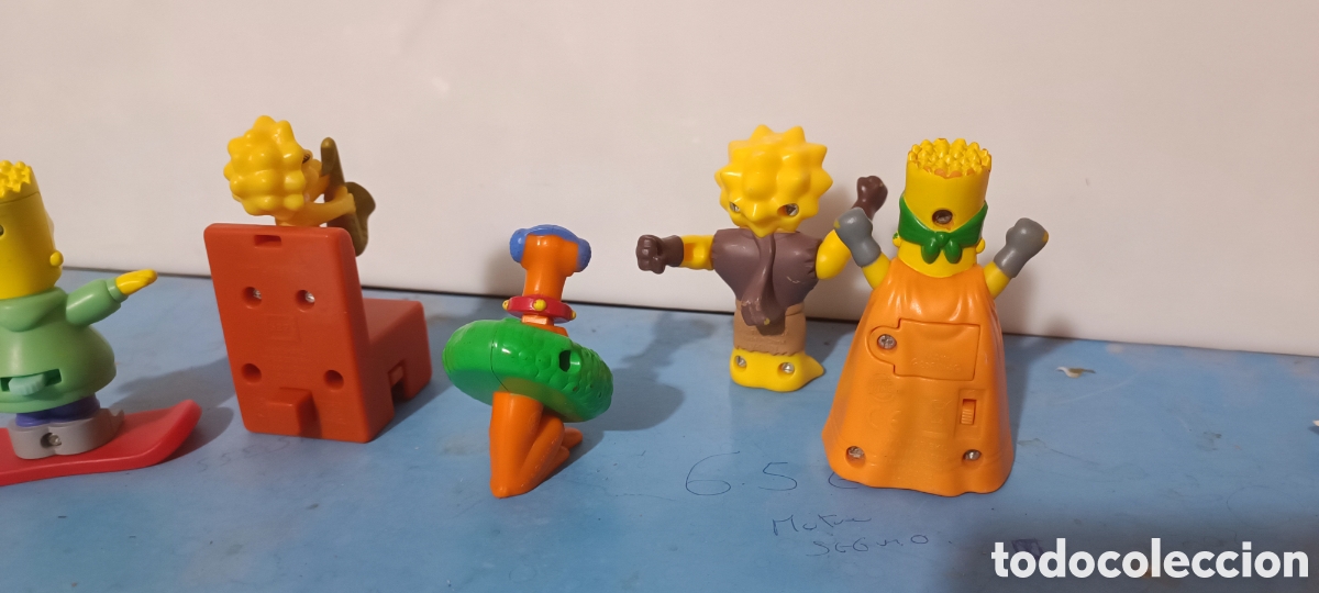 Figuras de goma y PVC: Figuras Los Simpson, burger King - Foto 7