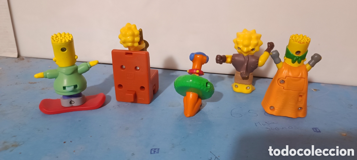 Figuras de goma y PVC: Figuras Los Simpson, burger King - Foto 8