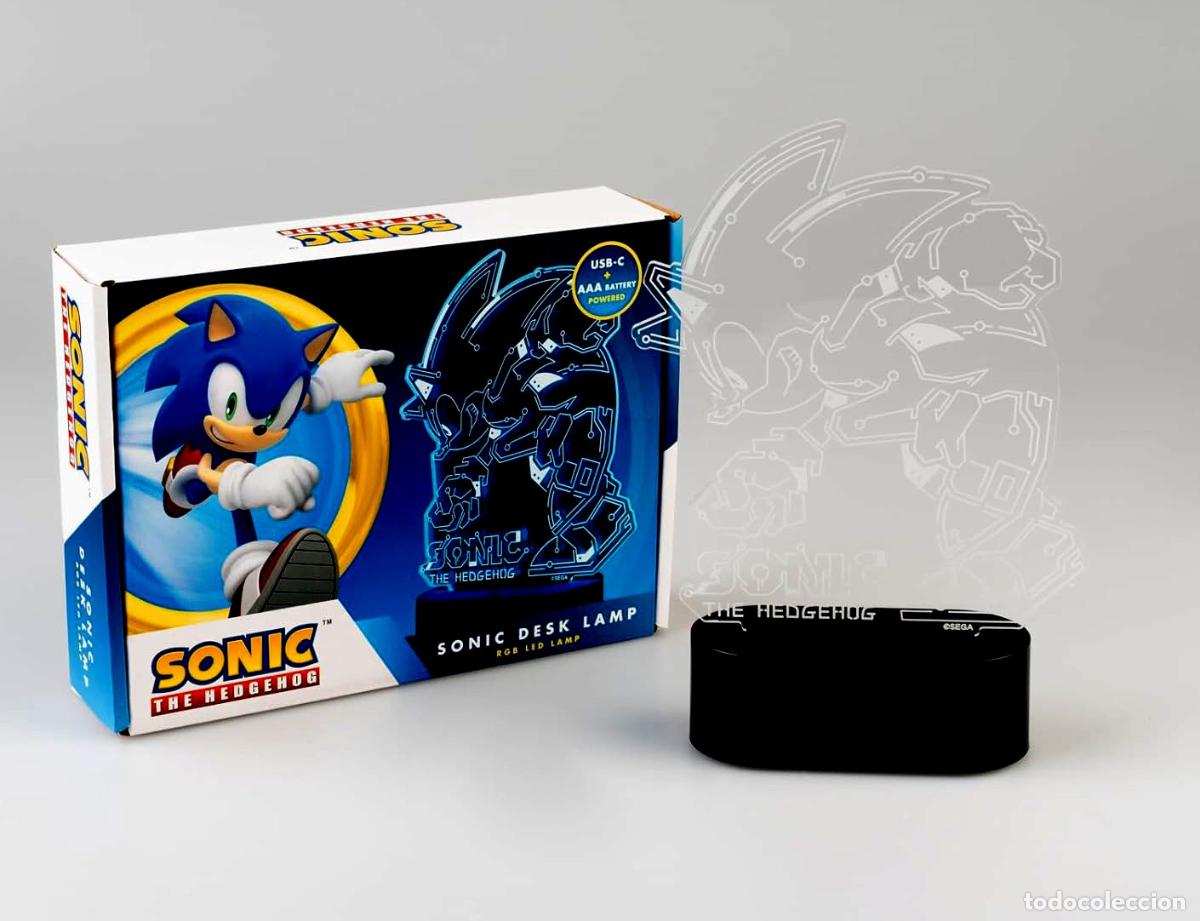 Figuras de goma y PVC: Lampara Led Sonic - Sonic the Hedgehog - Foto 1