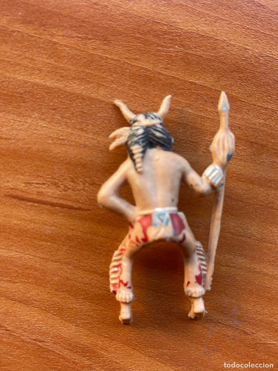 Figuras de goma y PVC: figuras indios reamsa Jefe indio lanza - Foto 3