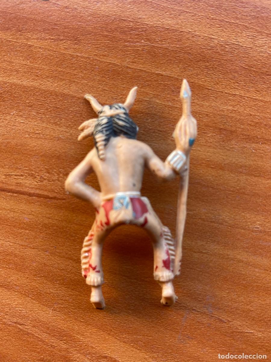 Figuras de goma y PVC: figuras indios reamsa Jefe indio lanza - Foto 4