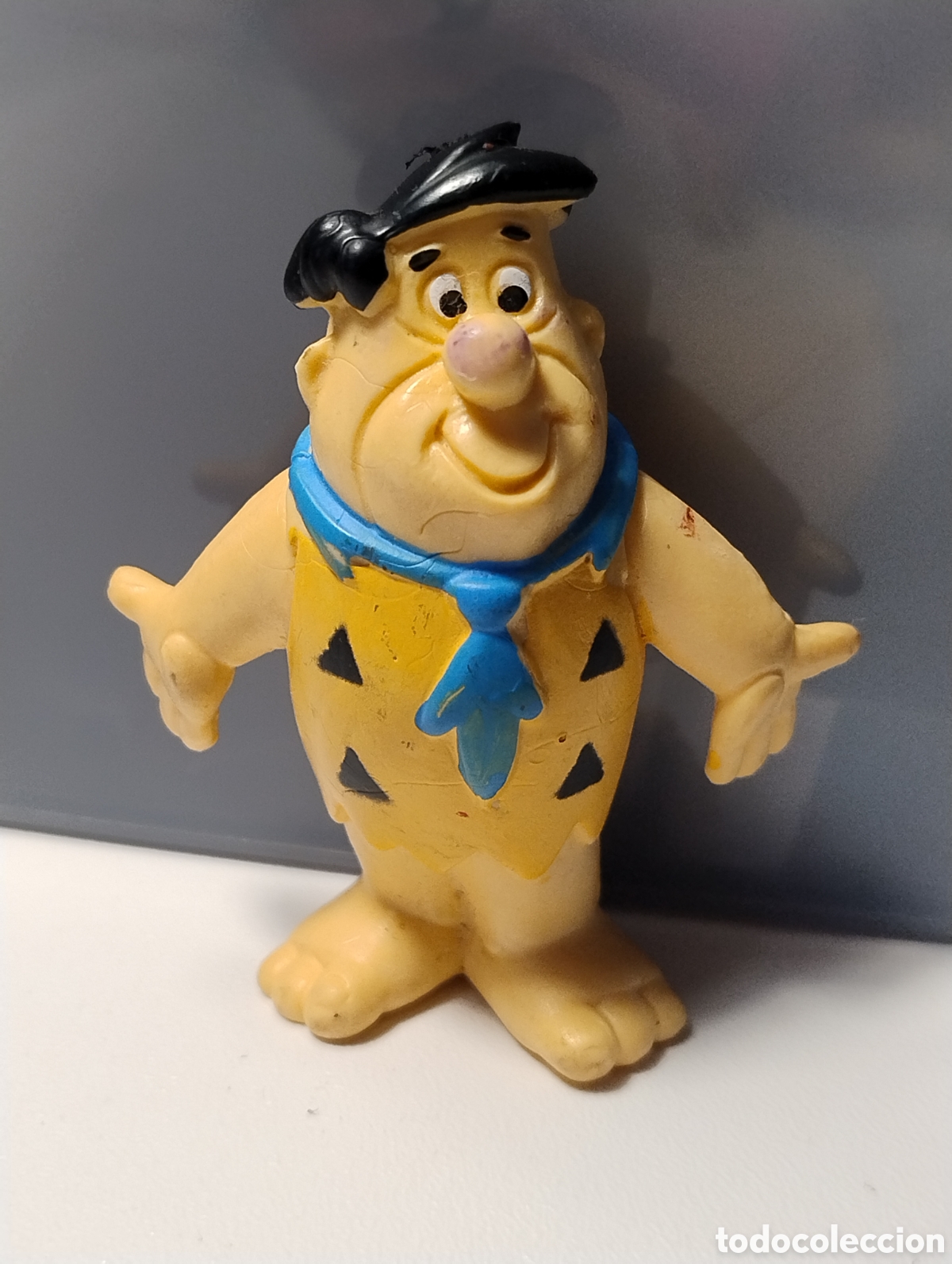 Figuras de Goma y PVC: Figura pvc de Pedro Picapiedra de los Picapiedras. Fabricado por Shell. 1994. Ref 1