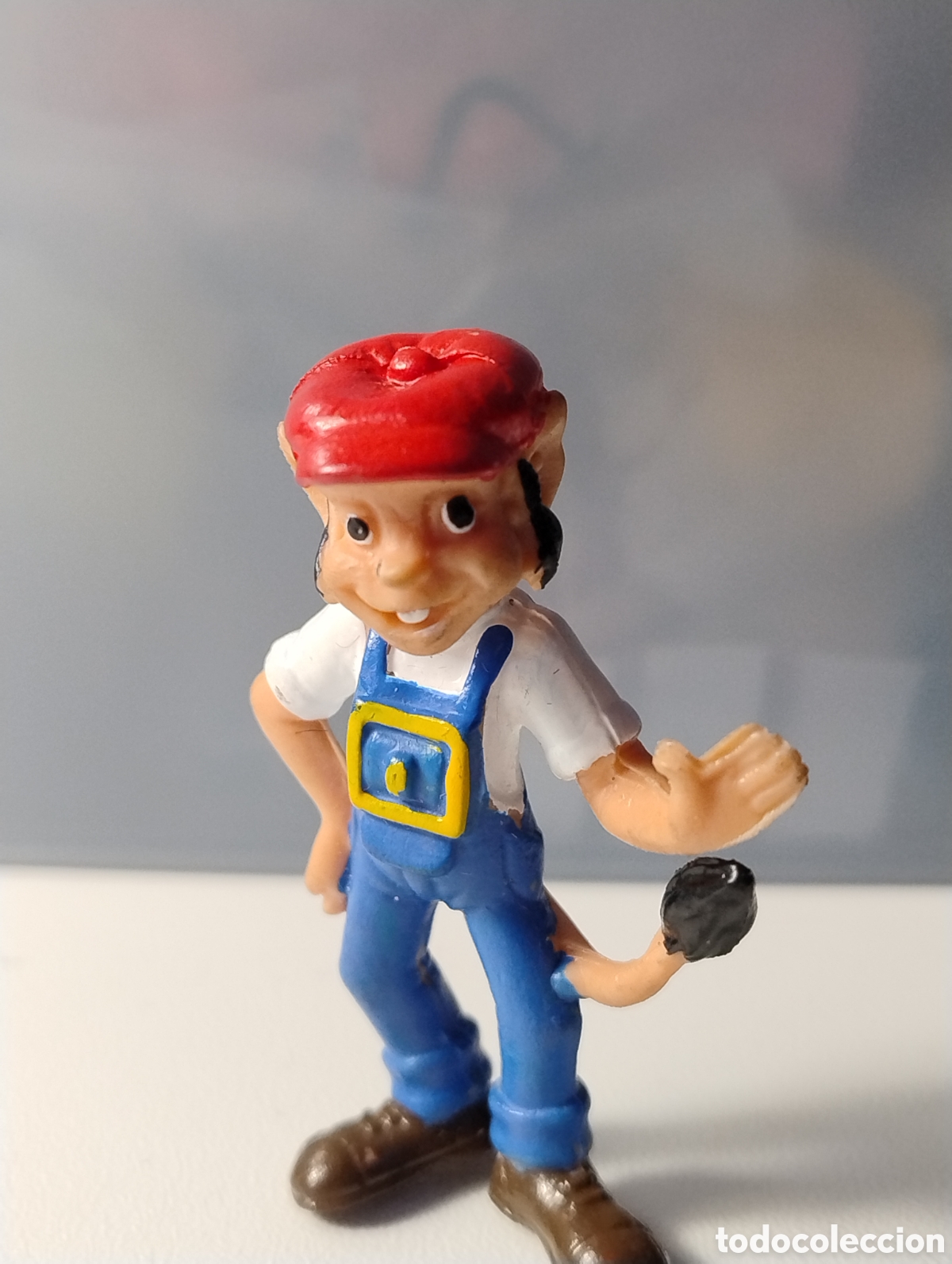 Figuras de goma y PVC: Figura ni&ntilde;o de Los Diminutos. A&ntilde;os 80. Bootleg. Ref 3
