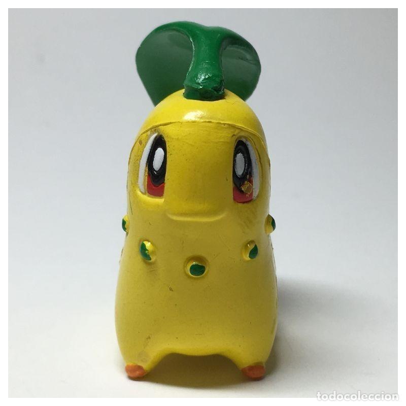 Figuras de Goma y PVC: POKEMON TIPO PLANTA: CHIKORITA (CHIKORIHTA) FIGURA PVC 4 cm. NINTENDO Y TOMY CHINA (555)