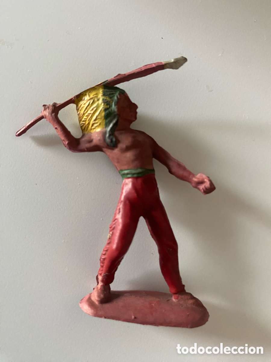 Figuras de goma y PVC: Indio goma reamsa 5 cm - Foto 1