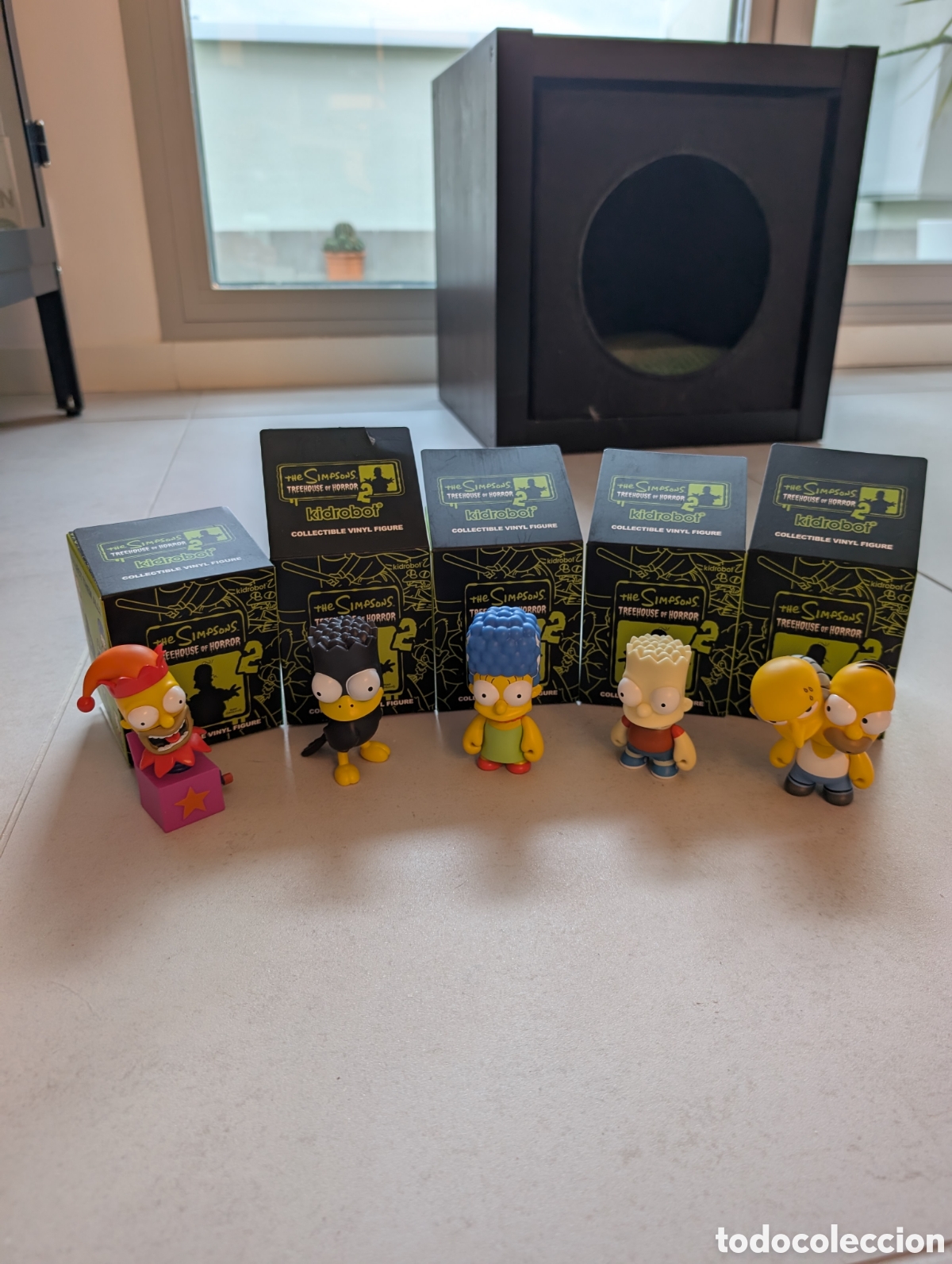 Figuras de goma y PVC: Pack 5 figuras Los Simpson Kidrobot - Foto 1