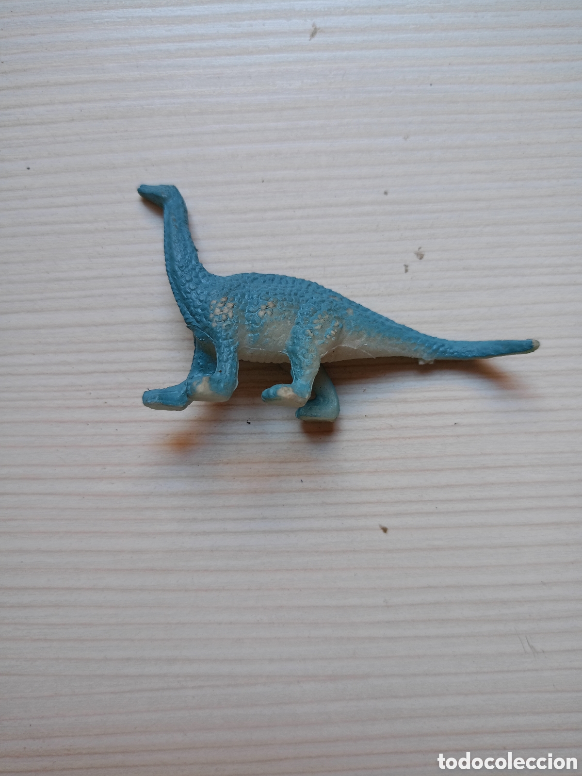 Figuras de Goma y PVC: Peque&ntilde;a figura dinosaurio diplodocus