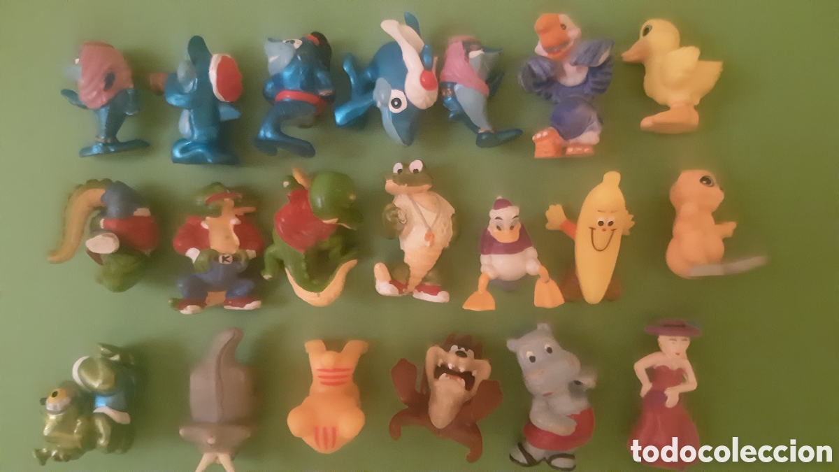 Figuras de goma y PVC: Lote de figuritas Kinder. N&deg; 1