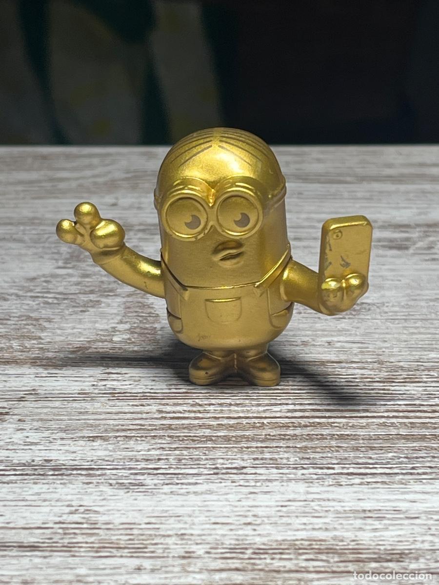 Rubber and PVC Figures: Figura Minions Dorado Promocional Mc Donalds