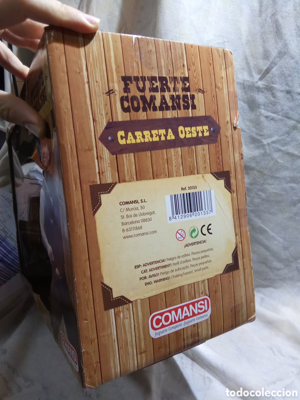 Figuras de goma y PVC: FUERTE COMANSI, CARRETA OESTE A ESTRENAR - Foto 2