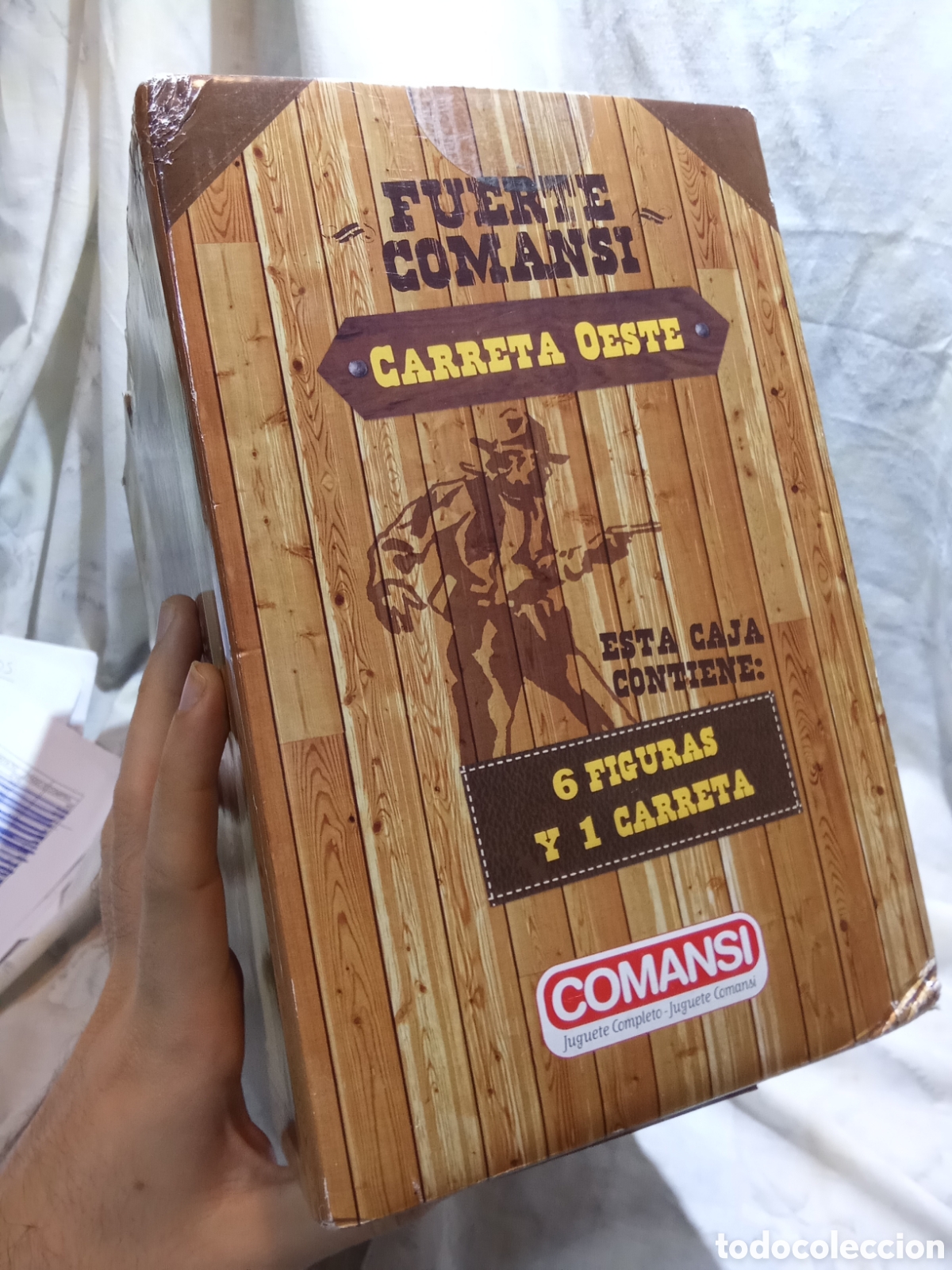 Figuras de goma y PVC: FUERTE COMANSI, CARRETA OESTE A ESTRENAR - Foto 3