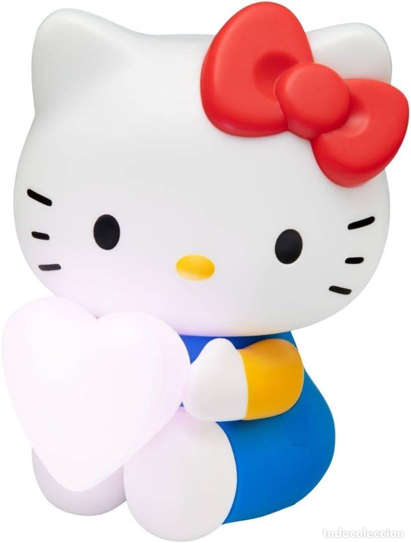 Figuras de goma y PVC: Lampara 3D Corazon - Hello Kitty - Foto 1