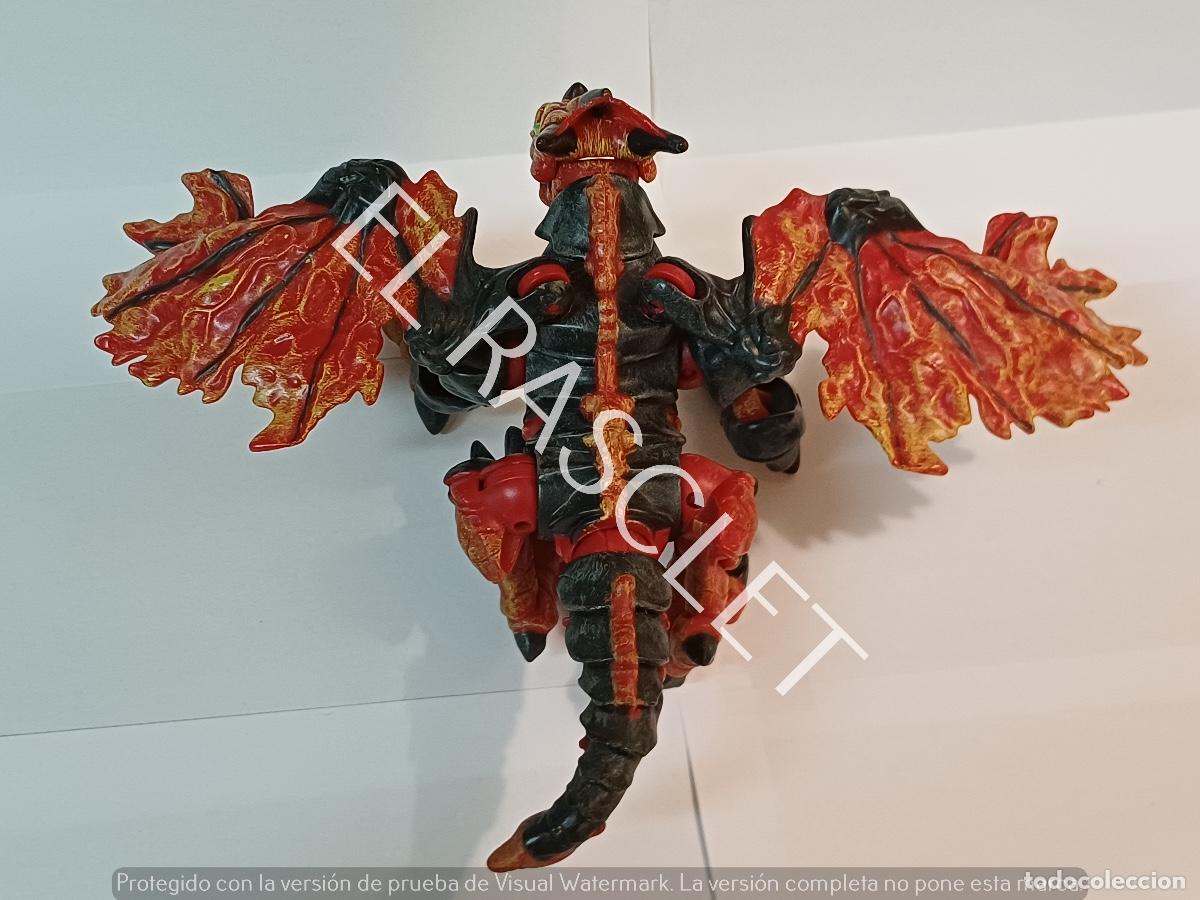 Figuras de goma y PVC: DRAG&Oacute;N MEGA BLOKS - ROJO - Foto 4