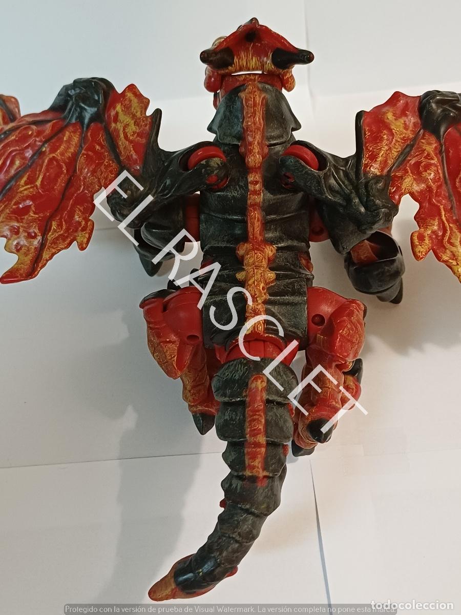 Figuras de goma y PVC: DRAG&Oacute;N MEGA BLOKS - ROJO - Foto 5